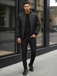 Veste Homme Noir OZONEE JS/MY01Z