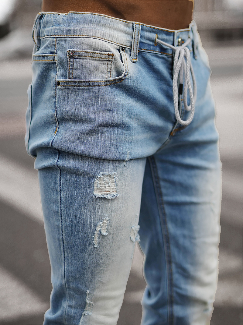 Jean Homme Bleu Clair OZONEE NB/MP0016BCZ