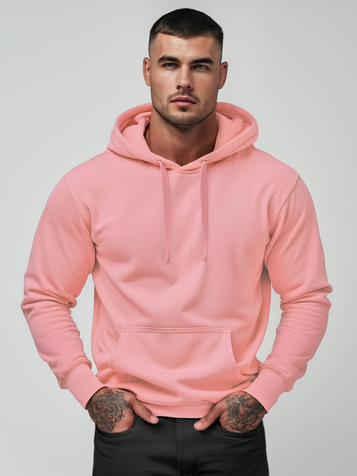 Sweatshirt Homme rose poudré OZONEE JS/2009Z