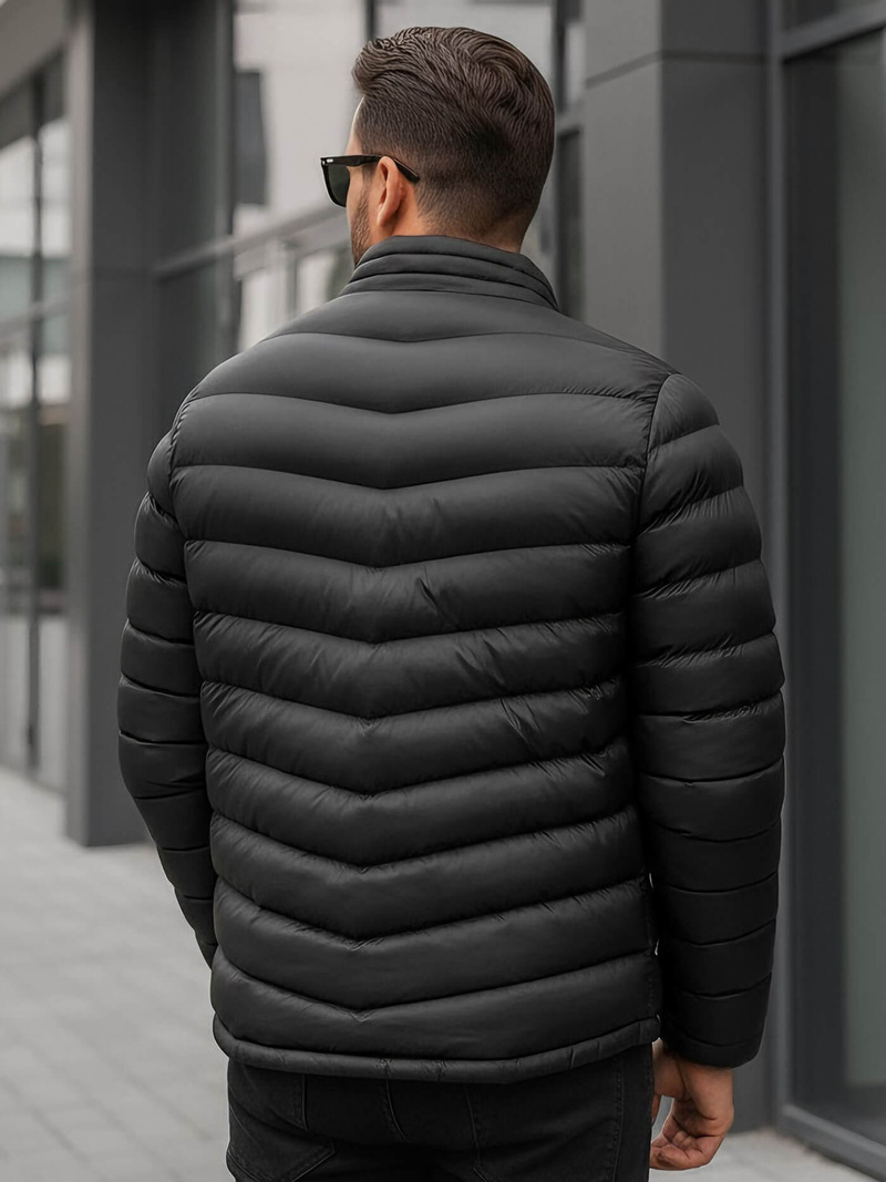 Veste Homme Noir OZONEE JS/SM71Z