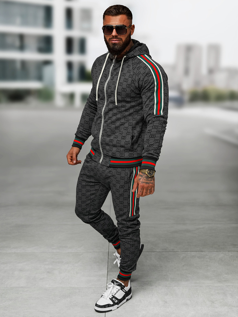 Survêtement Homme Noir OZONEE O/FF5111AB