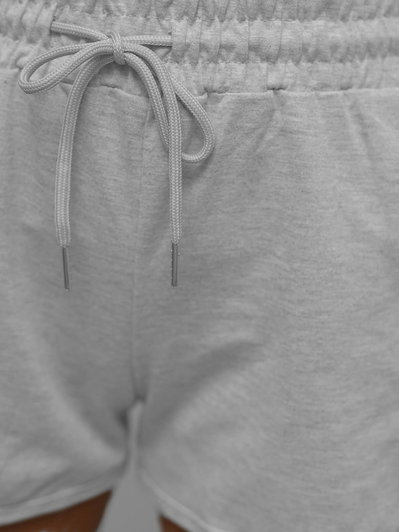 Short de survêtement pour femme gris OZONEE JS/8K1256/2Z