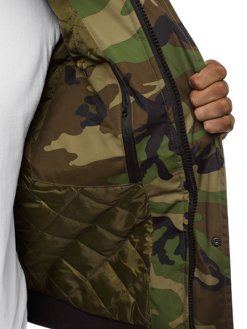 Veste Homme Camo Vert OZONEE JS/2019005