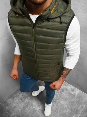 Veste sans manches Homme vert OZONEE N/7108/3