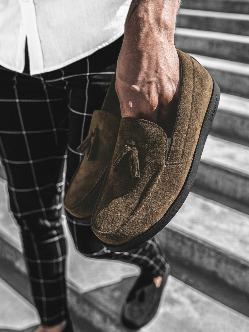 Chaussures Slip-on Homme Marron O/KN07