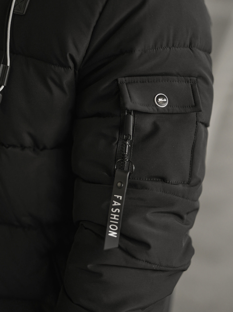 Veste homme noir OZONEE JS/57M7502/392Z