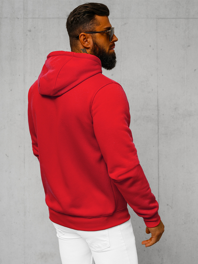 Sweatshirt Homme Rouge OZONEE JS/2008Z