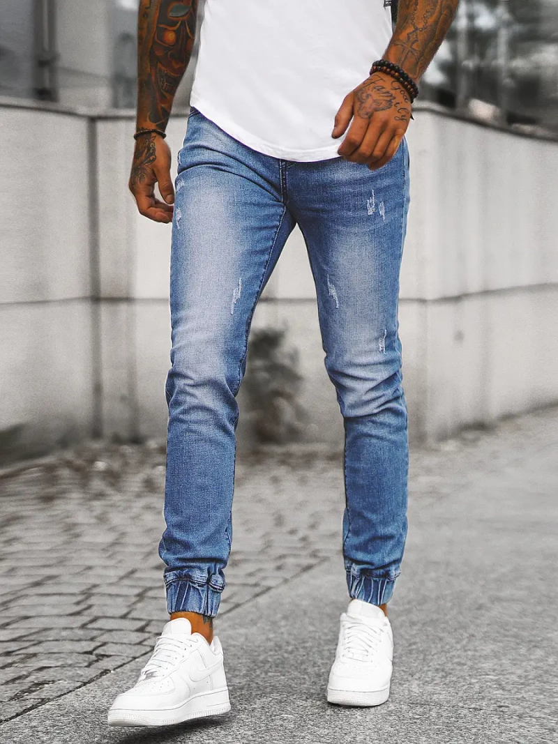 Jean Jogger Homme Bleu OZONEE NB/MP0065/2B