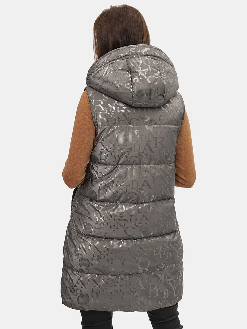 Gilet Femme Gris OZONEE O/DK118/26