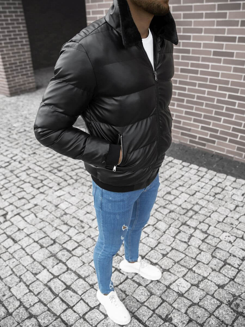 Veste Homme Noir OZONEE O/9030Z