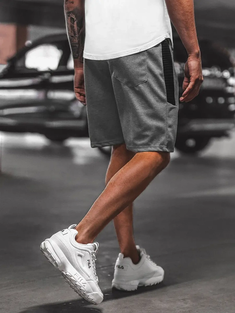 Short Homme Gris Foncé OZONEE O/WW20013/3