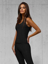 Ensemble de survêtement deux pièces noir OZONEE JS/YW88037/1Z