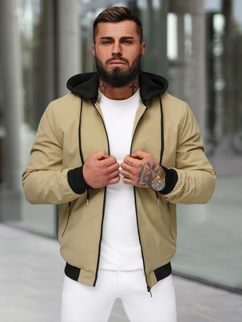 Veste Homme Beige OZONEE JS/62M9502/62