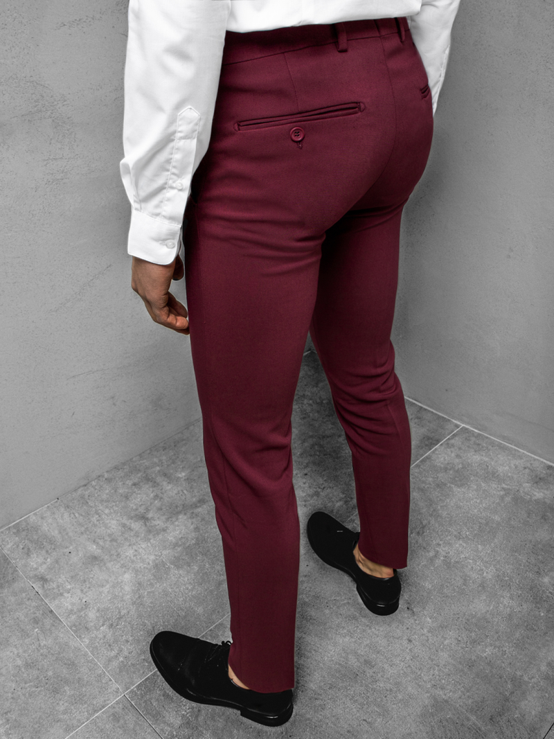 Pantalon Homme Bordeaux OZONEE DJ/5511