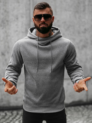 Sweatshirt Homme Gris Foncé OZONEE O/8B156/5