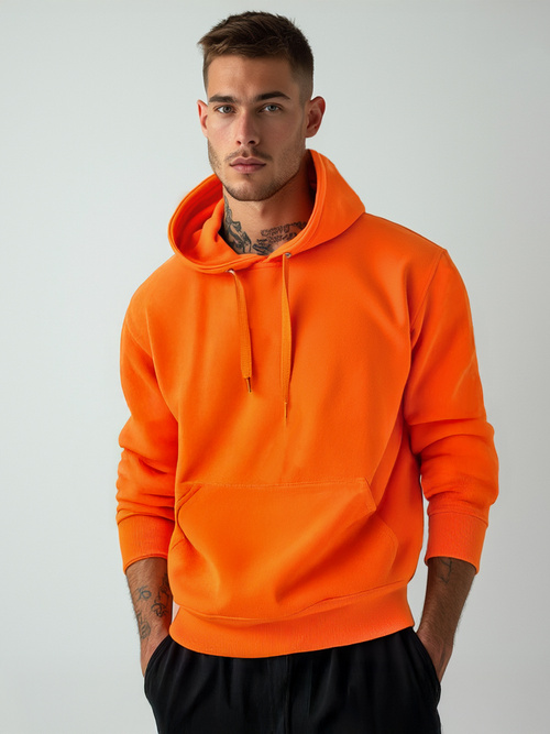 Sweatshirt Homme Orange OZONEE JS/2009Z
