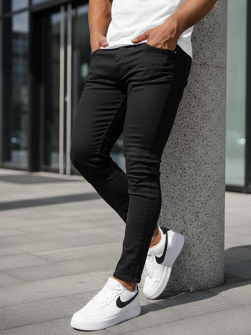 Jean Homme Noir OZONEE DO/2807/1