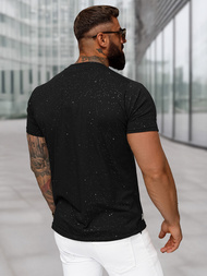 T-shirt Homme Noir OZONEE O/QQ1388