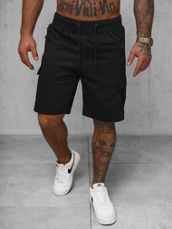 Short Homme Noir OZONEE JS/8K1503/3