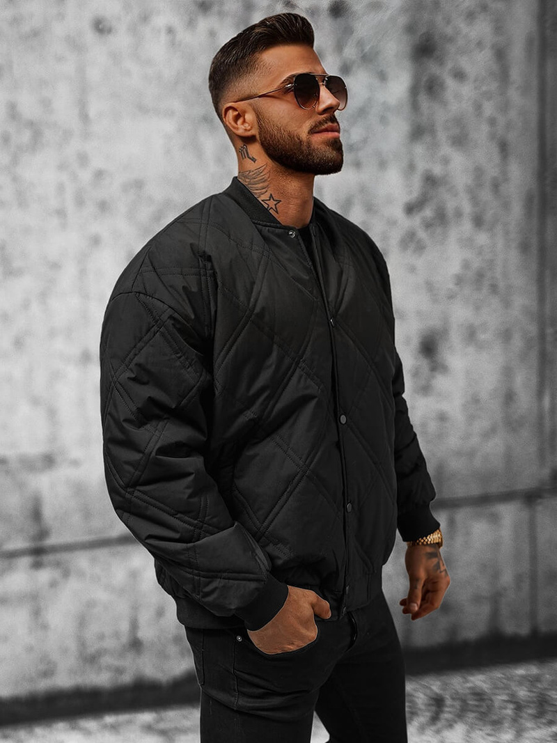 Veste Homme Noir OZONEE JS/84M3020/392