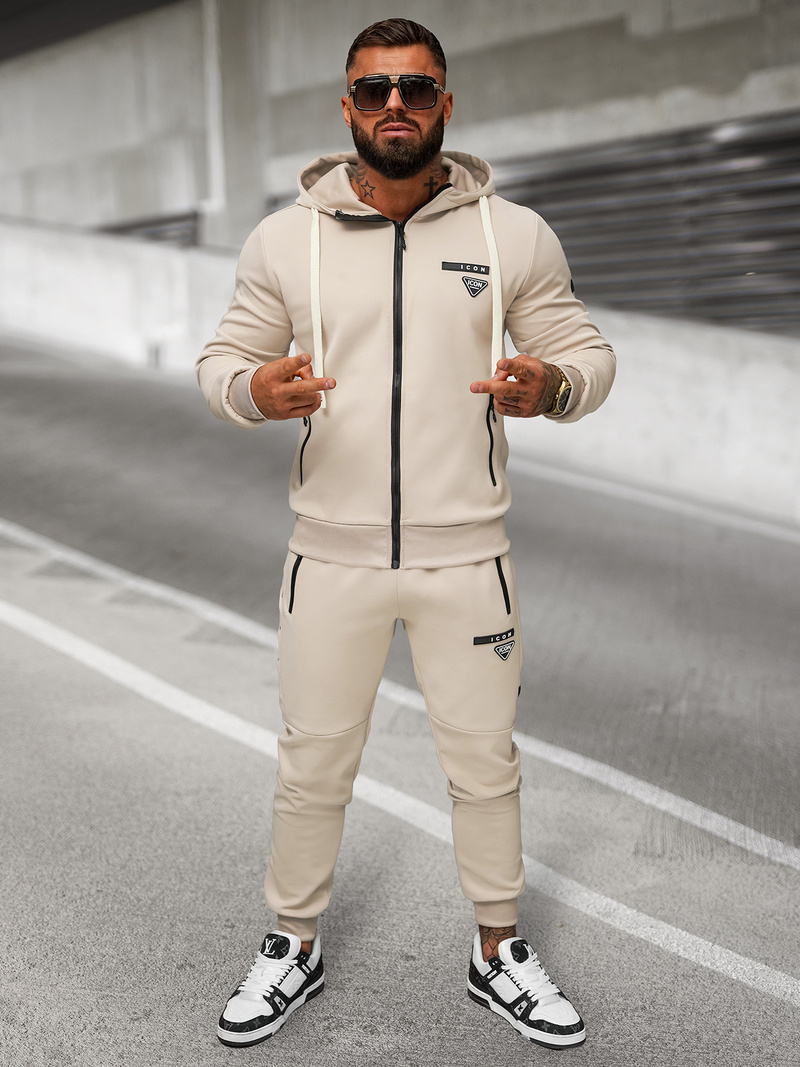Survêtement Homme Beige OZONEE O/LN11760