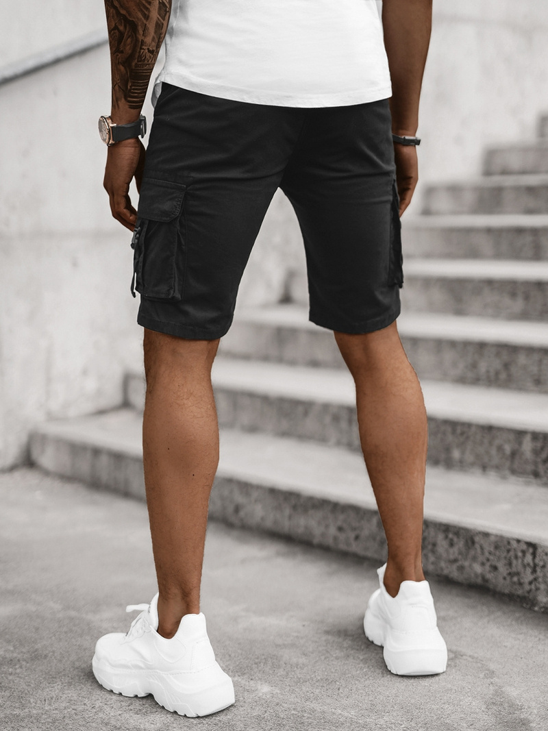 Short Chino Homme Noir OZONEE T/BB70009/1