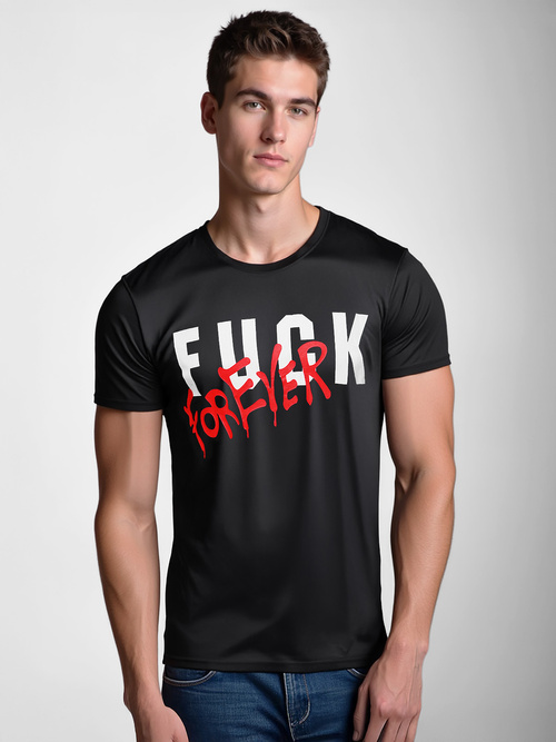T-shirt Homme Noir OZONEE O/T1267/3Z