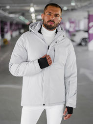 Veste Homme Gris Clair OZONEE JS/91M9906/280