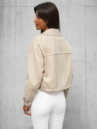 Veste Femme Beige OZONEE O/G118Z