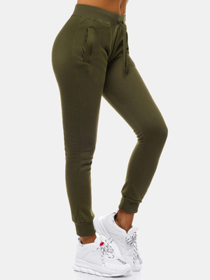 Pantalon de survêtement pour femmes Kaki OZONEE JS/CK01