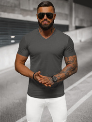 T-Shirt Homme Gris Foncé OZONEE NB/MT3099