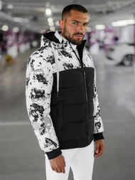 Veste D'hiver Blanc et Noir OZONEE JS/31M5030/392Z