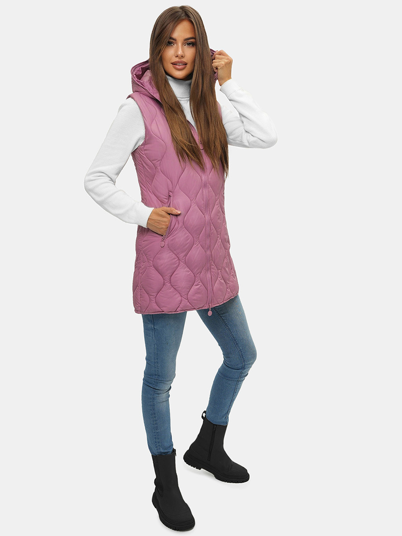 Gilet Femme Rose OZONEE O/H928/38