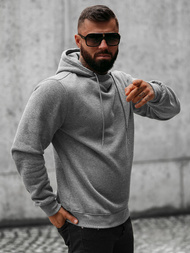 Sweatshirt Homme Gris Foncé OZONEE O/8B156/5