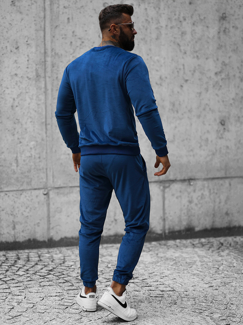 Survêtement homme bleu foncé OZONEE O/12138