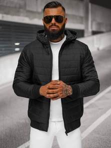 Veste Homme Noir OZONEE JS/MY13Z