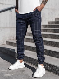 Pantalon chino Homme bleu foncé OZONEE DJ/2275/22Z