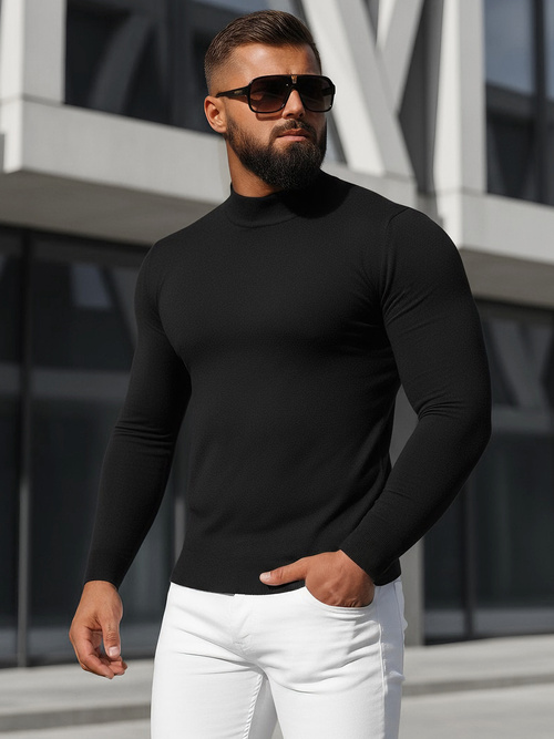 Pullover Homme Noir OZONEE NB/MMB603/4Z