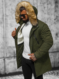 Veste d'hiver homme kaki OZONEE JD/391Z