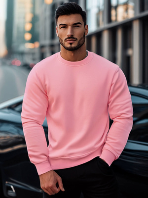 Sweatshirt Homme Rose clair OZONEE JS/2001-10Z
