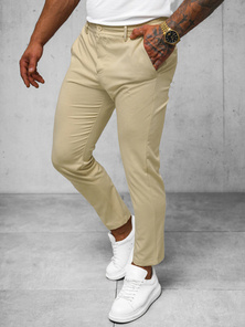 Pantalon Chino Homme Beige OZONEE O/1411SP