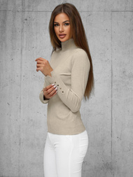 Pullover Femme Beige OZONEE JS/8002/1