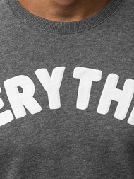 Sweatshirt Homme Gris foncé OZONEE B/181905