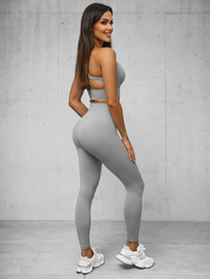 Ensemble de Survêtement Deux Pièces Gris OZONEE O/YJS7714