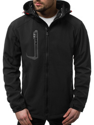 Veste Homme Noir et rouge OZONEE GE/12267