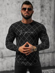 Sweatshirt Homme Noir OZONEE O/5919BZ