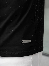 T-shirt Homme Noir OZONEE O/QQ1390