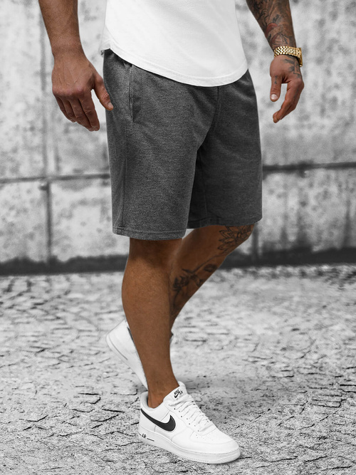 Short Homme Gris Foncé OZONEE JS/8K100/5Z