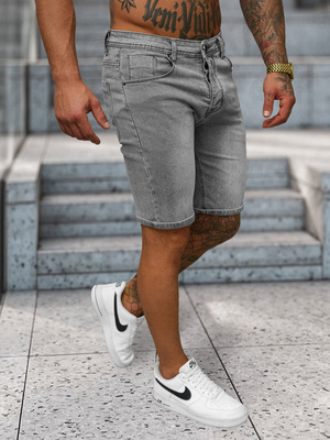 Shorts en Jean Homme Gris OZONEE NB/MP0315GC