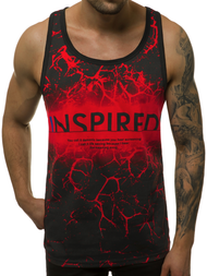 Débardeur Homme Rouge OZONEE JS/SS11050